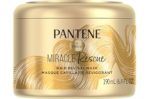 Pantene, Hair Mask, Deep Conditioning Hair Mask for Dry Damaged Hair, Miracle Rescue, 190 mL