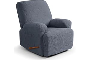 Ruaozz Recliner Sofa Covers Recliner Chair Covers Recliner Covers for Reclining Chair with Pockets Washable Furniture Protect