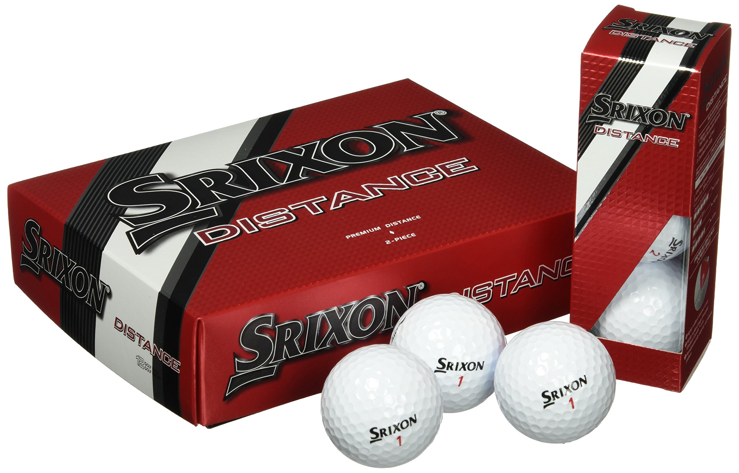 Srixon Distance Golf Balls, White, One Dozen (2014 Version)