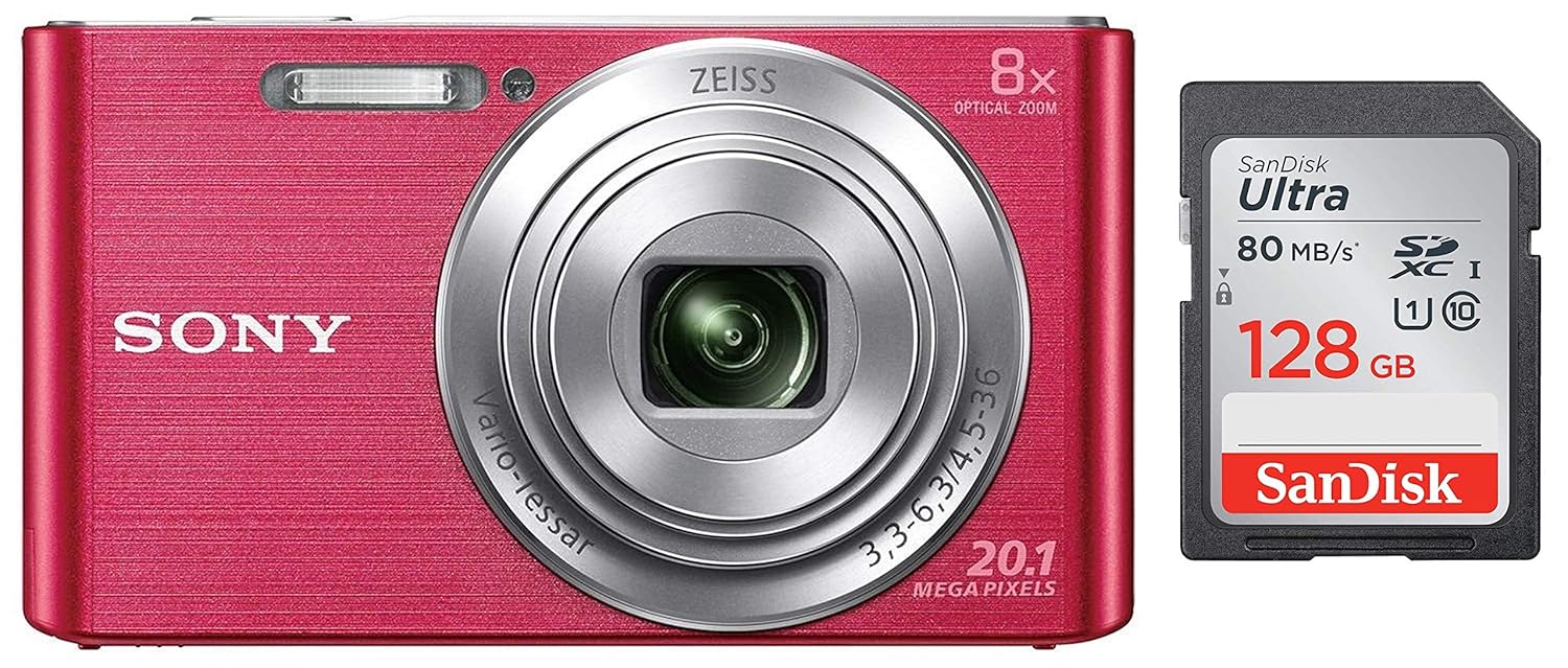 Buy Sony CyberShot DSC W830 20.1 MP Point and Shoot Camera (Pink) with