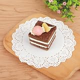 Jeffdad 150 Pcs Assorted Doilies 4.5/6.5/8.5 White Lace Paper Pads view 2