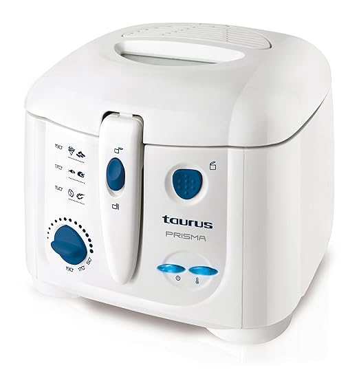 Taurus Prisma Freidora, 1.2 kg, Plástico, Color blanco: Taurus ...