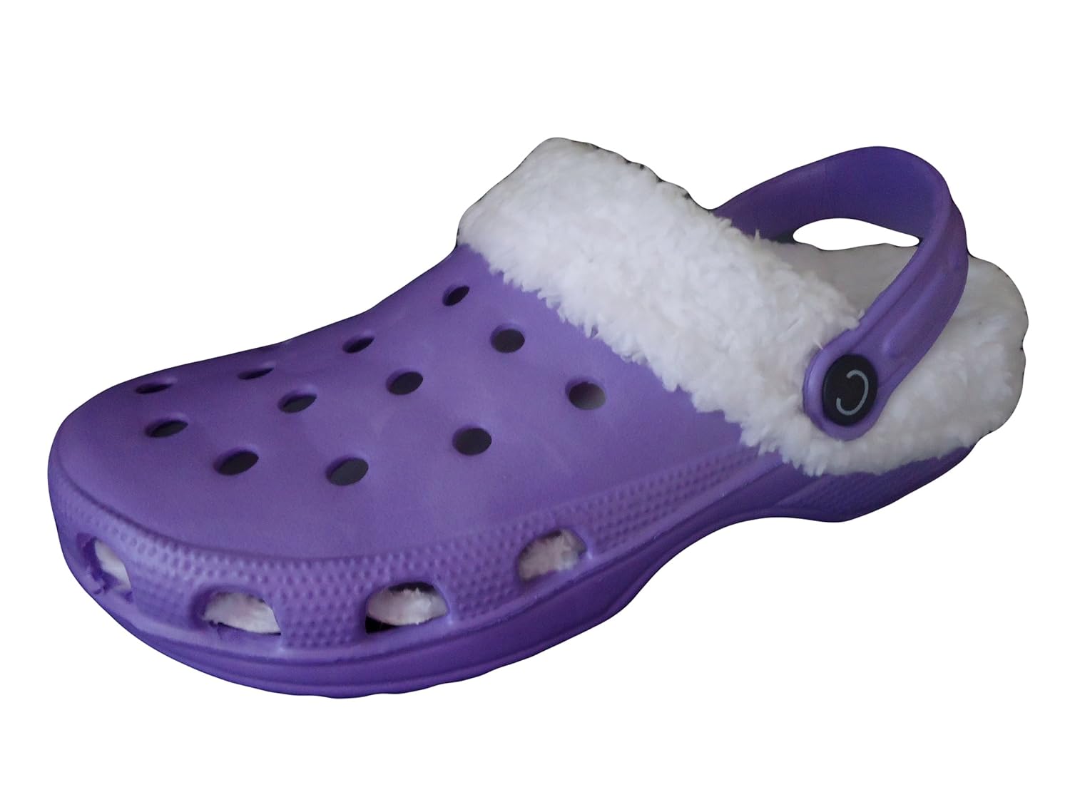 fur lined garden clogs