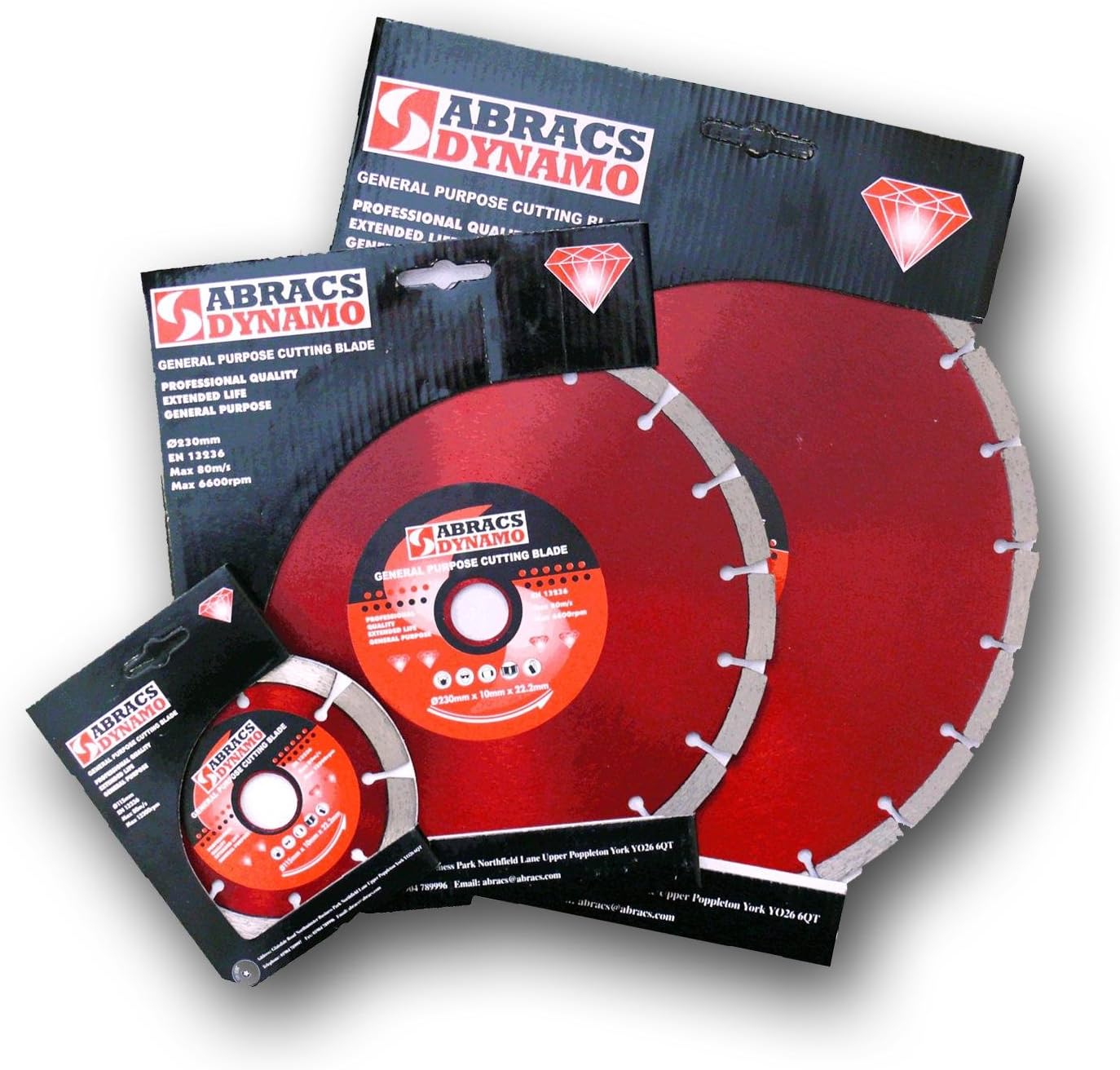 Abracs 300 x 20 x 10mm Dynamo Diamond Blade G.P (1 Piece) Amazon.co.uk