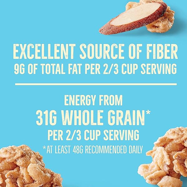 NATURE VALLEY VANILLA ALMOND REDUCED SUGAR GRANOLA, 11 OZ BAG