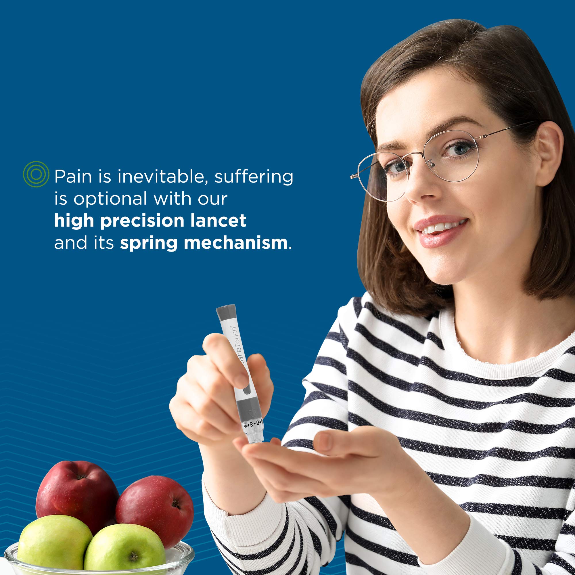 Mua Care Touch Blood Glucose Monitor Kit Diabetes Testing Kit 1