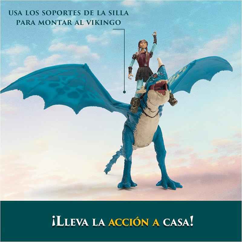 Pack Nader Mortífero y Astrid como Entrenar a tu Dragón