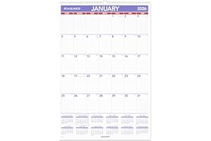 AT-A-GLANCE 2026 Wall Calendar, 20" x 30", Extra Large (PM42826)