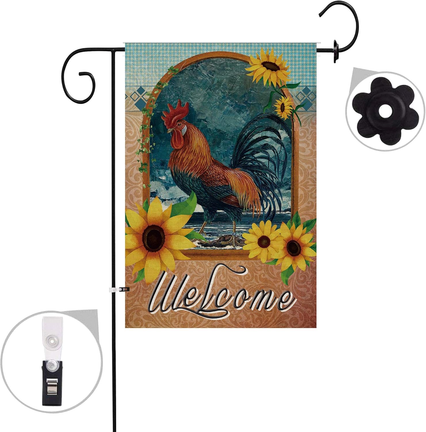 Best Small Garden Flags With Chickens