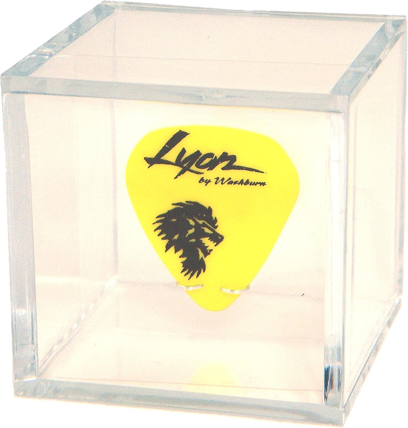 Clear Display Box Case with Guitar Pick Holder for any Collectible