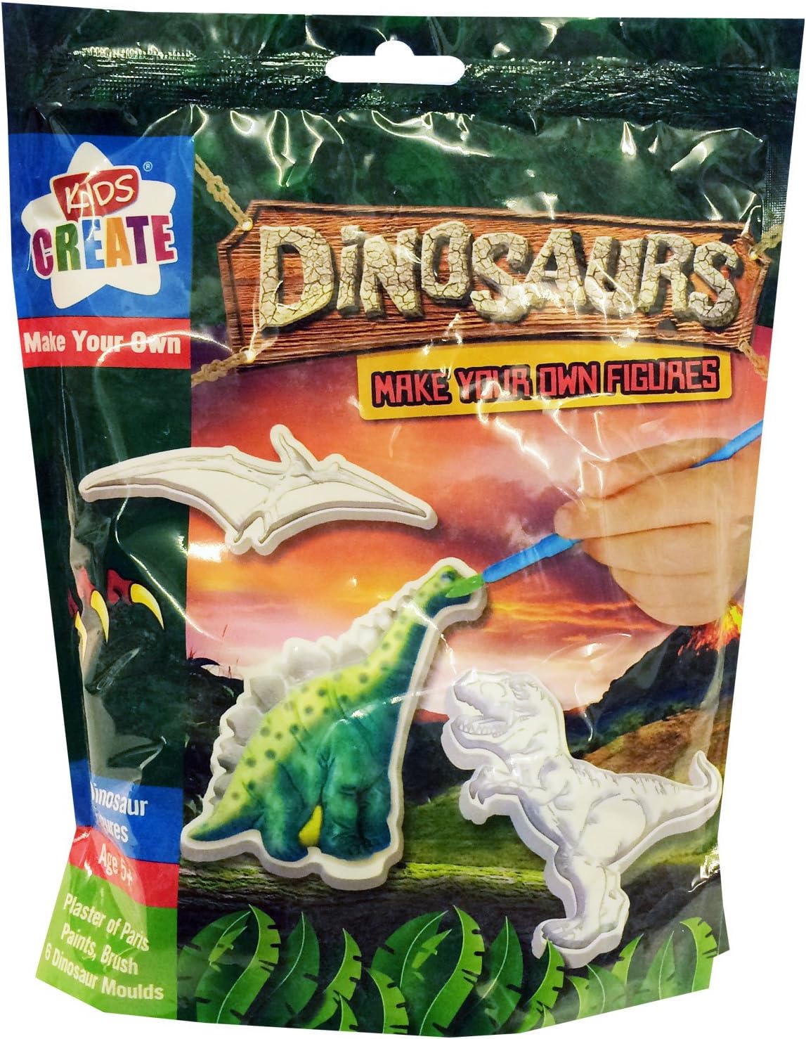Mould and Paint Dinosaur Kit