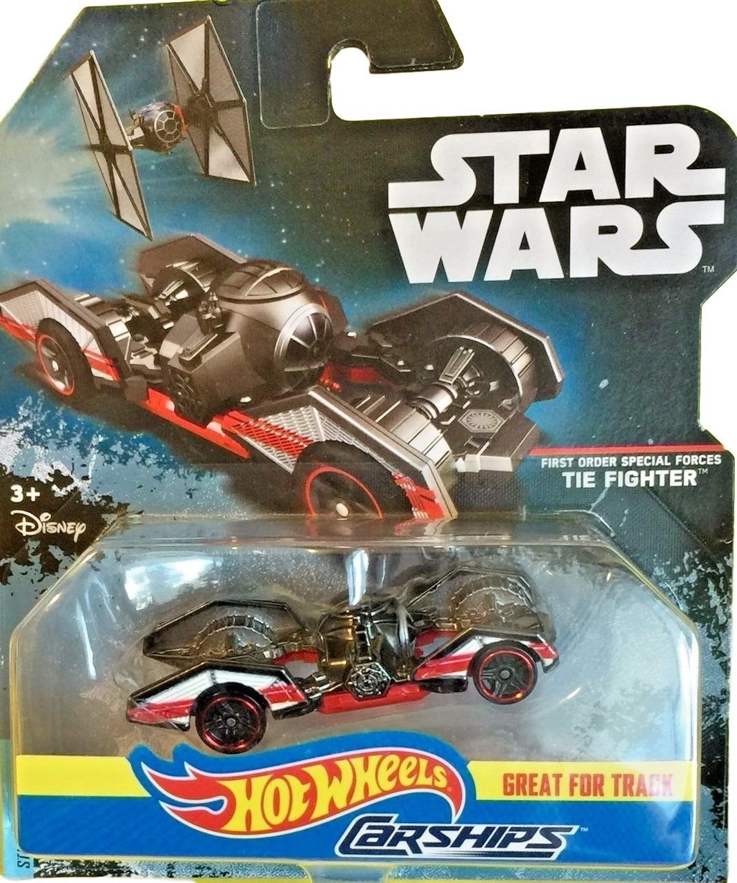 Hot Wheels Star Wars First Order Special Forces TIE Fighter (The Force Awakens) Carship Vehicle