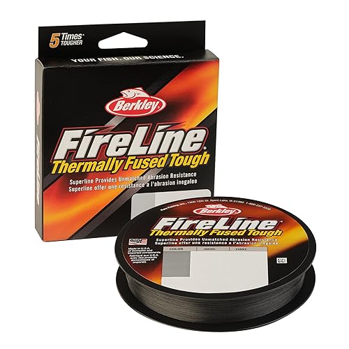 Berkley FireLine® Superline, Smoke, 17lb | 7.7kg, 125yd | 114m Fishing Line, Suitable for Freshwater Environments