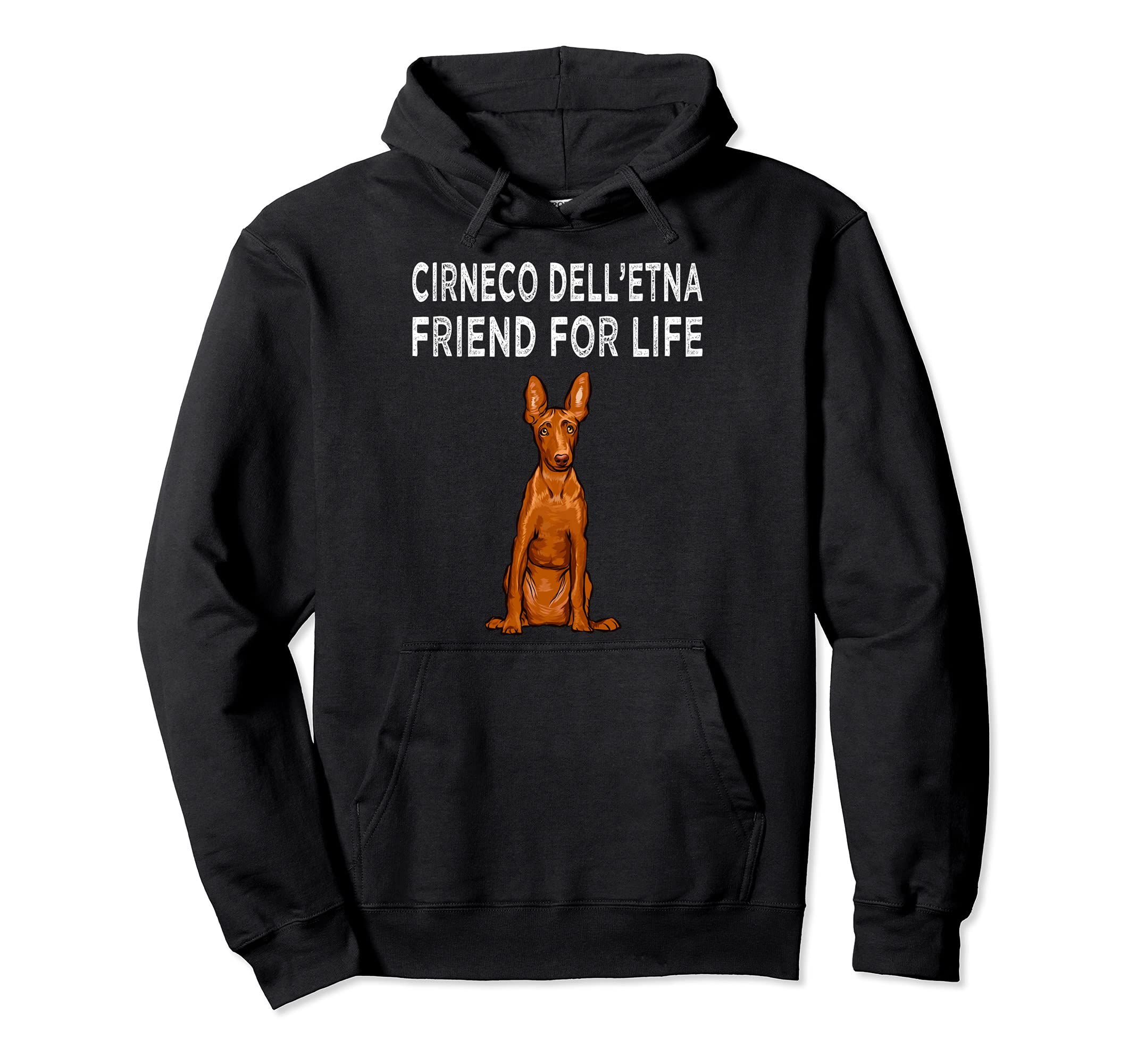 Cirnechi dell’Etna Friend For Life Dog Friendship Pullover Hoodie
