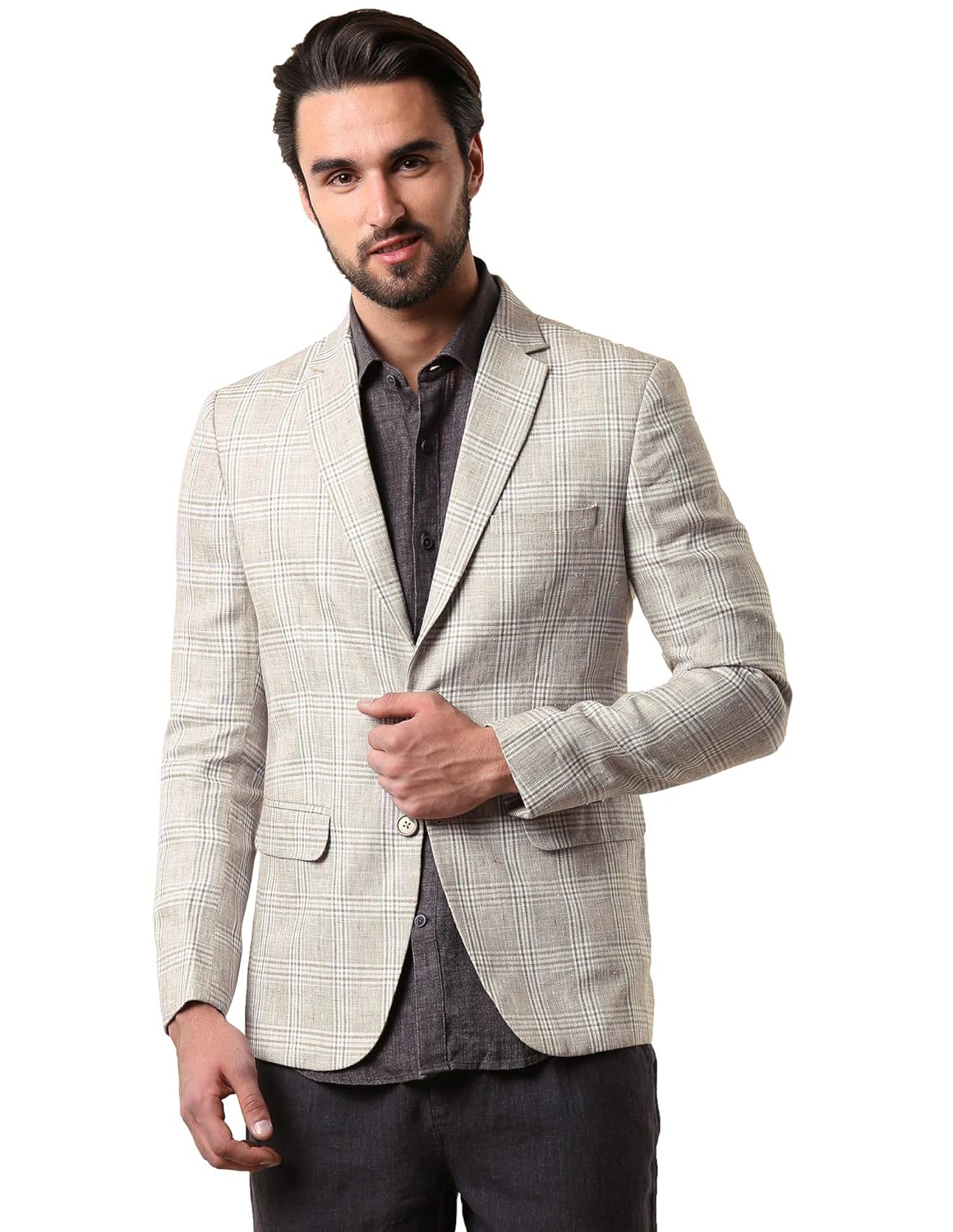 beige blazer men