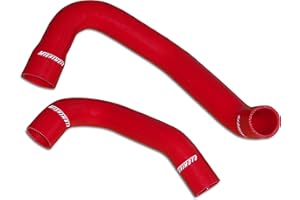 Mishimoto MMHOSE-WR6-97RD Silicone Water Hose Kit Fits Jeep Wrangler 6Cyl 1997-2006 Red