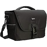 AmazonBasics Medium DSLR Camera Gadget Bag - 12 x 5 x 8 Inches, Black and Grey