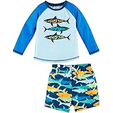 Mud Pie Baby-Boys Mud Pie Boys Rash Guard & Swim Set