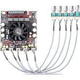 Wuzhi Audio ZK-AS21P Bluetooth Amplifier Board &ndash; 300W+300W+600W Output, 18-50V DC Wide Voltage Input, Vehicle Amplifier (External Potentiator)