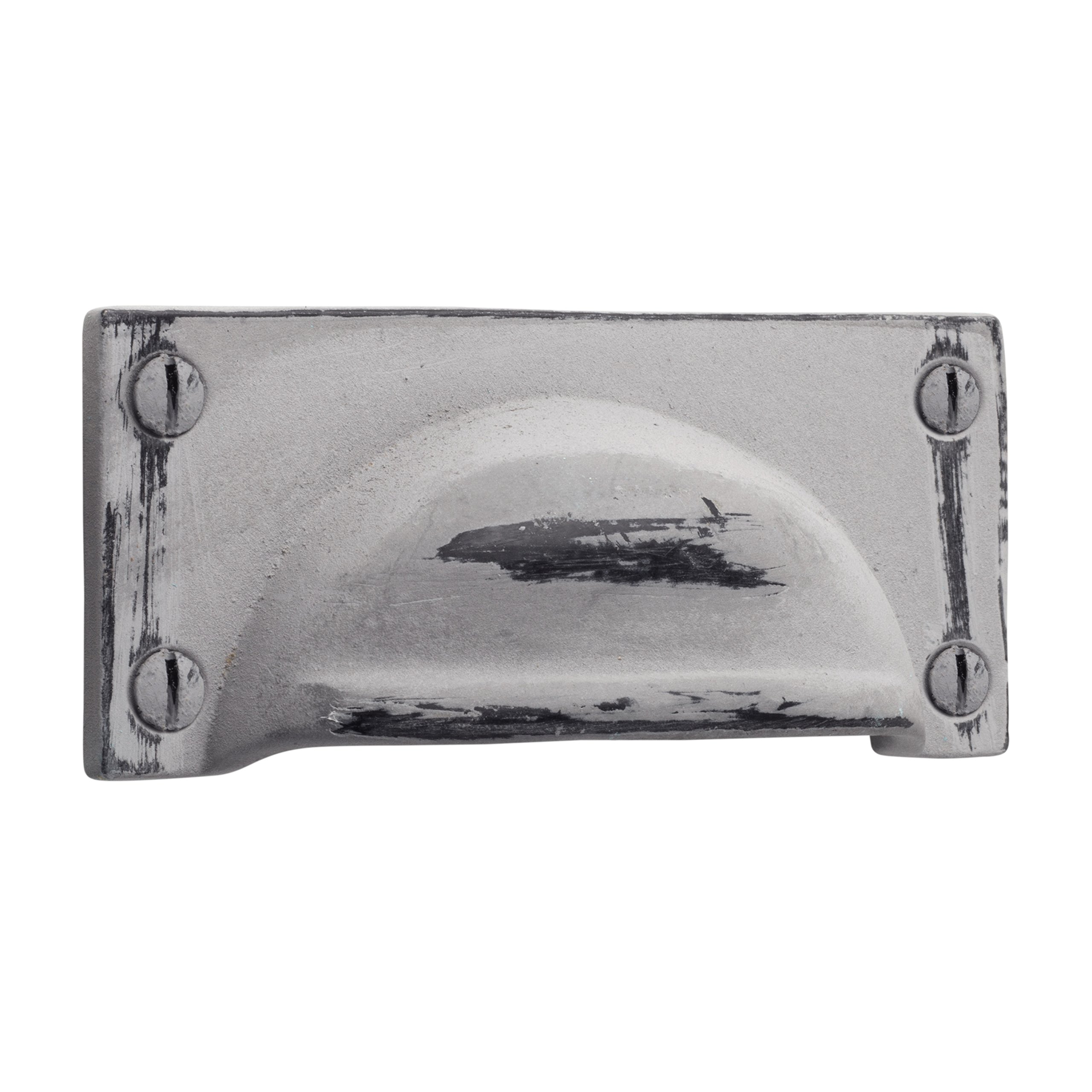 Metafranc 154841 Vintage Furniture Handle 91 x 41 mm Antique Grey, Gray