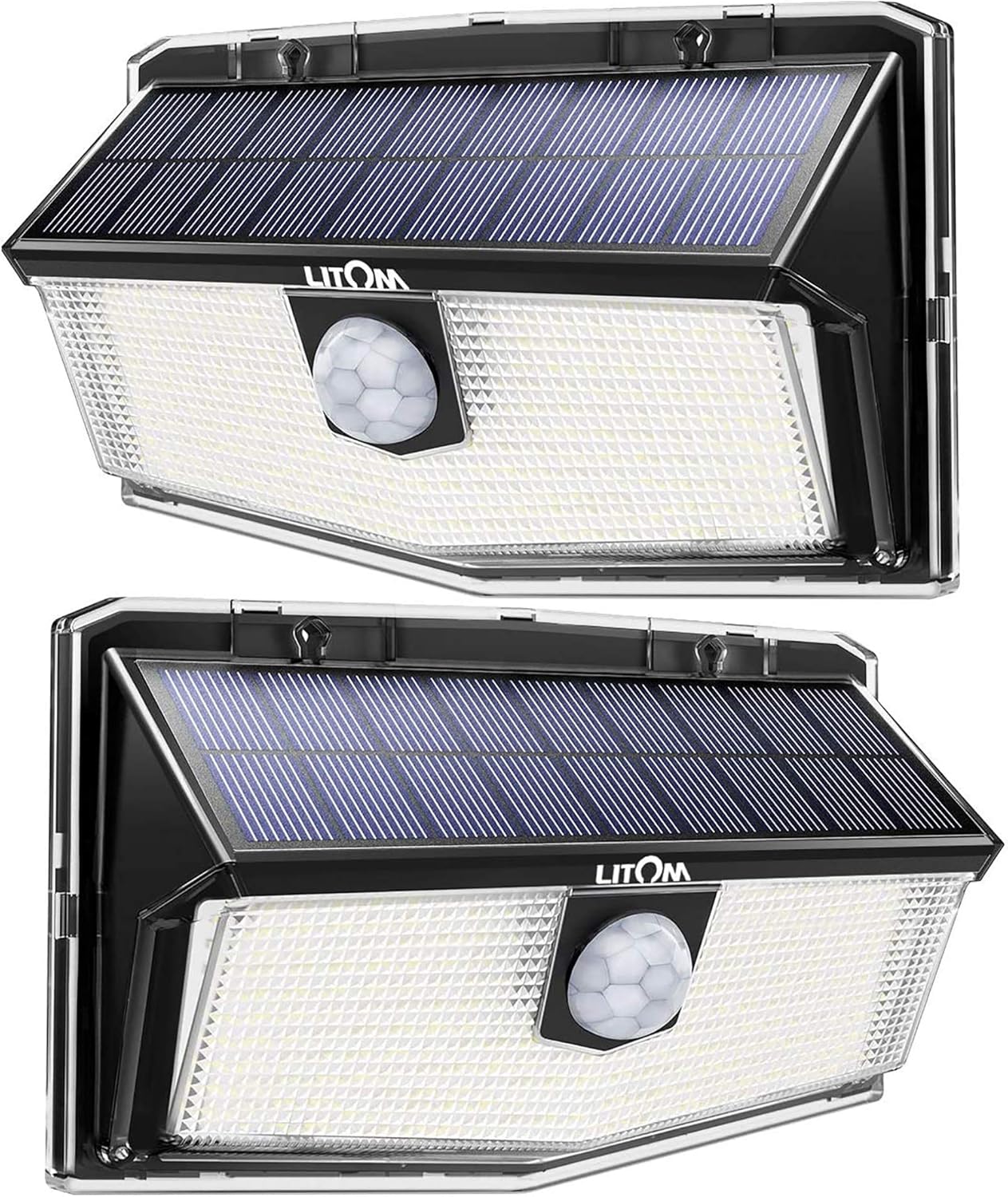 luces solares LITOM 【Súper Brillante 4 modos】con Sensor de