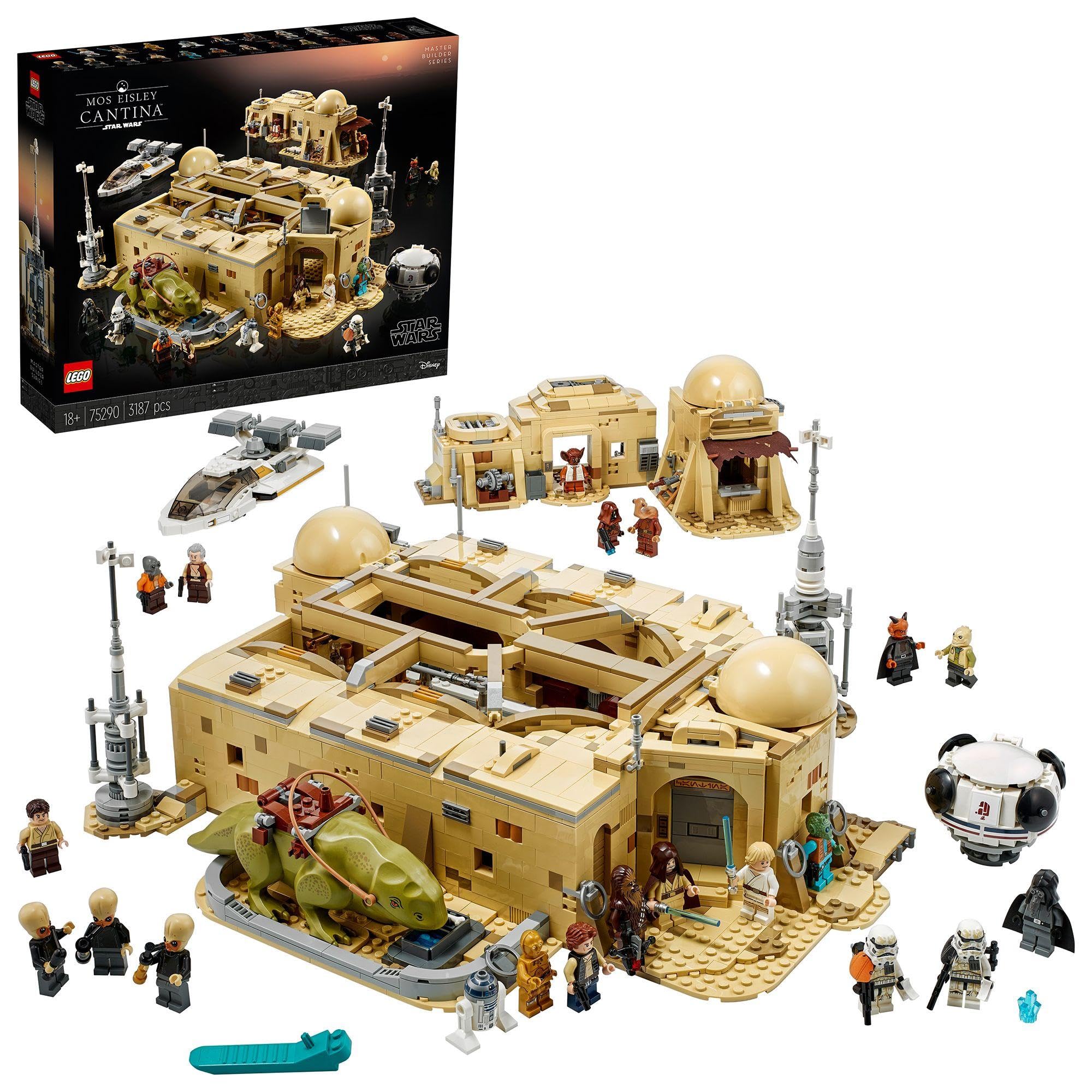 LEGO Star Wars: A New Hope Mos Eisley Cantina Building Set, Master Builder Series, Model Kits for Adults to Build, Collectible Gift Idea 75290