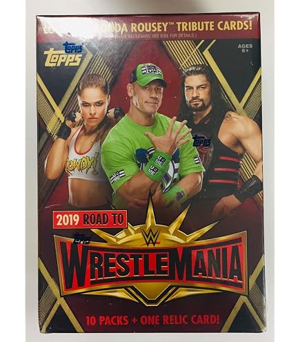 2015 Topps WWE Road to Wrestlemania Trading Cards Blaster Box