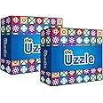 The Uzzle 3.0 by Uzzle Games - 2-8 Players Board Game Bundle, Family Board Games for Children & Adults, Block Puzzle Games for Ages 4+ (2 Pack)