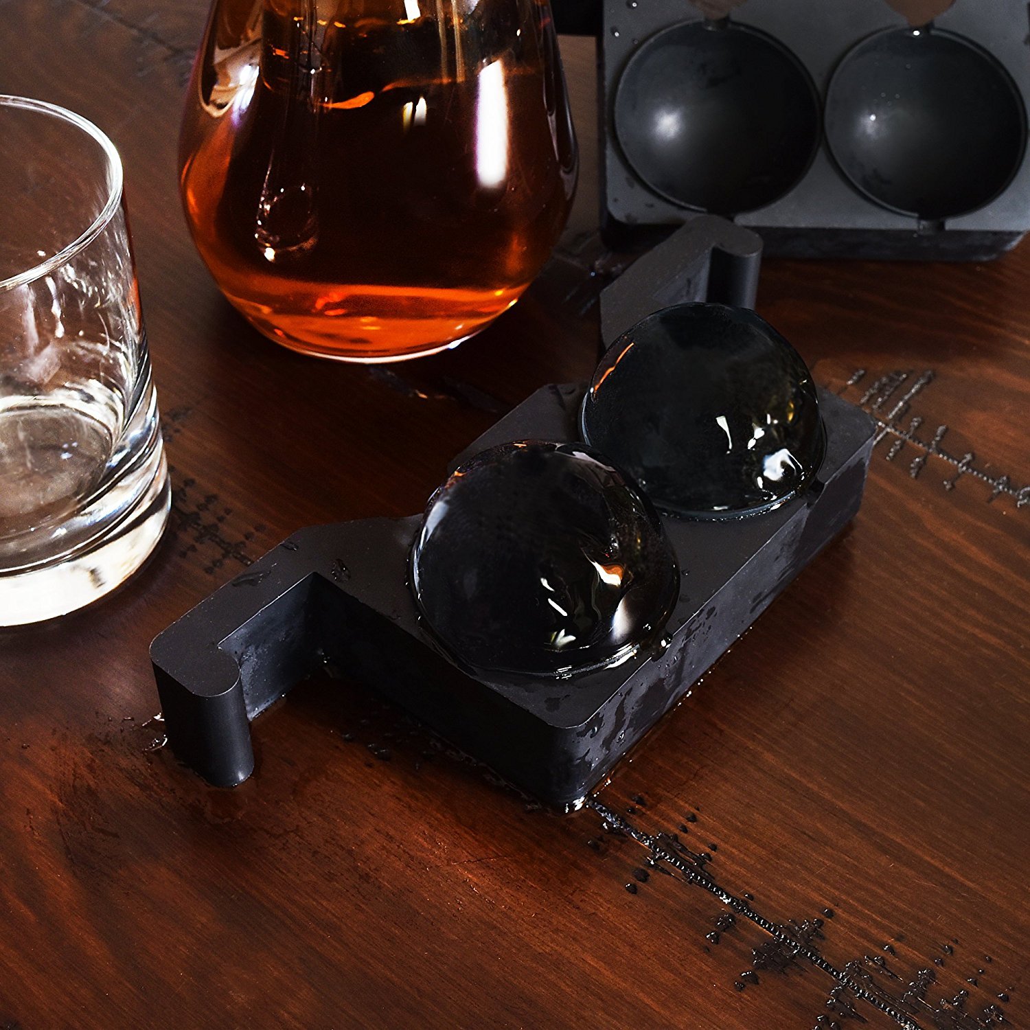 Crystalclear ice ball maker for the home bartender. Make 2 perfectly