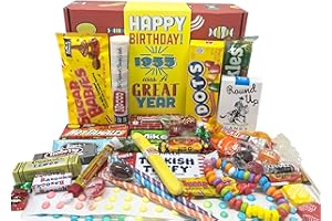 RETRO CANDY YUM ~ 1955 70th Birthday Nostalgic Candy Gift Basket Box Assortment from Childhood Memories for 70 Year Old Woman or Man Born 1955 jr