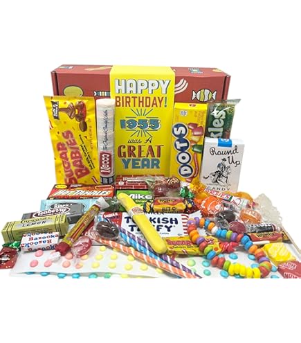 Amazon.com: Vintage Candy Co. - Caja de regalo de golosinas