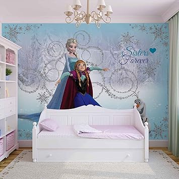 Disney Frozen Fototapete Tapete Forwall Disney Eiskonigin Af1635p8 368cm X 254cm Photo Wallpaper Mural