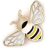 Cute Bumblebee Enamel Pin - Aesthetic Bee Lapel Pin & Honeybee Brooch | Perfect Bee-Themed Gift or Collectible Accessory