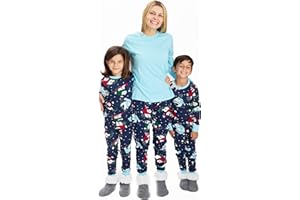 HonestBaby Family Matching Holiday Pajamas Organic Cotton for Men, Women, Kids, Toddlers, Baby Boys, Girls, Unisex Pets