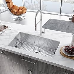 ATTOP 32 Inch Undermount Single Bowl