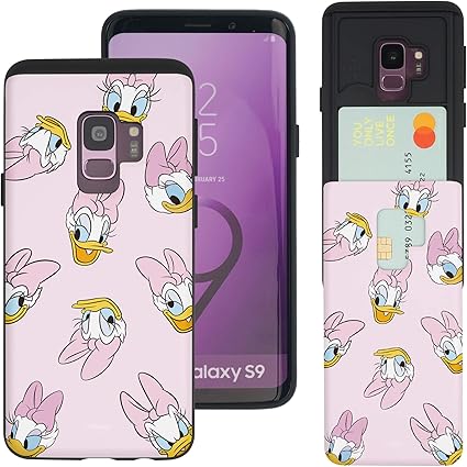 Amazon Co Jp Galaxy S9 ケース と互換性があります Disney Daisy Duck ディズニー デイジーダック カード スロット ダブル バンパー スマホ ケース ギャラクシー S9 ケース 5 8 柄 デイジーダック 並行輸入品 家電 カメラ