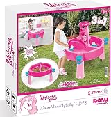DOLU 3 in 1 Sand and Water Table Pink Outdoor Toys Drawing Desk view 3