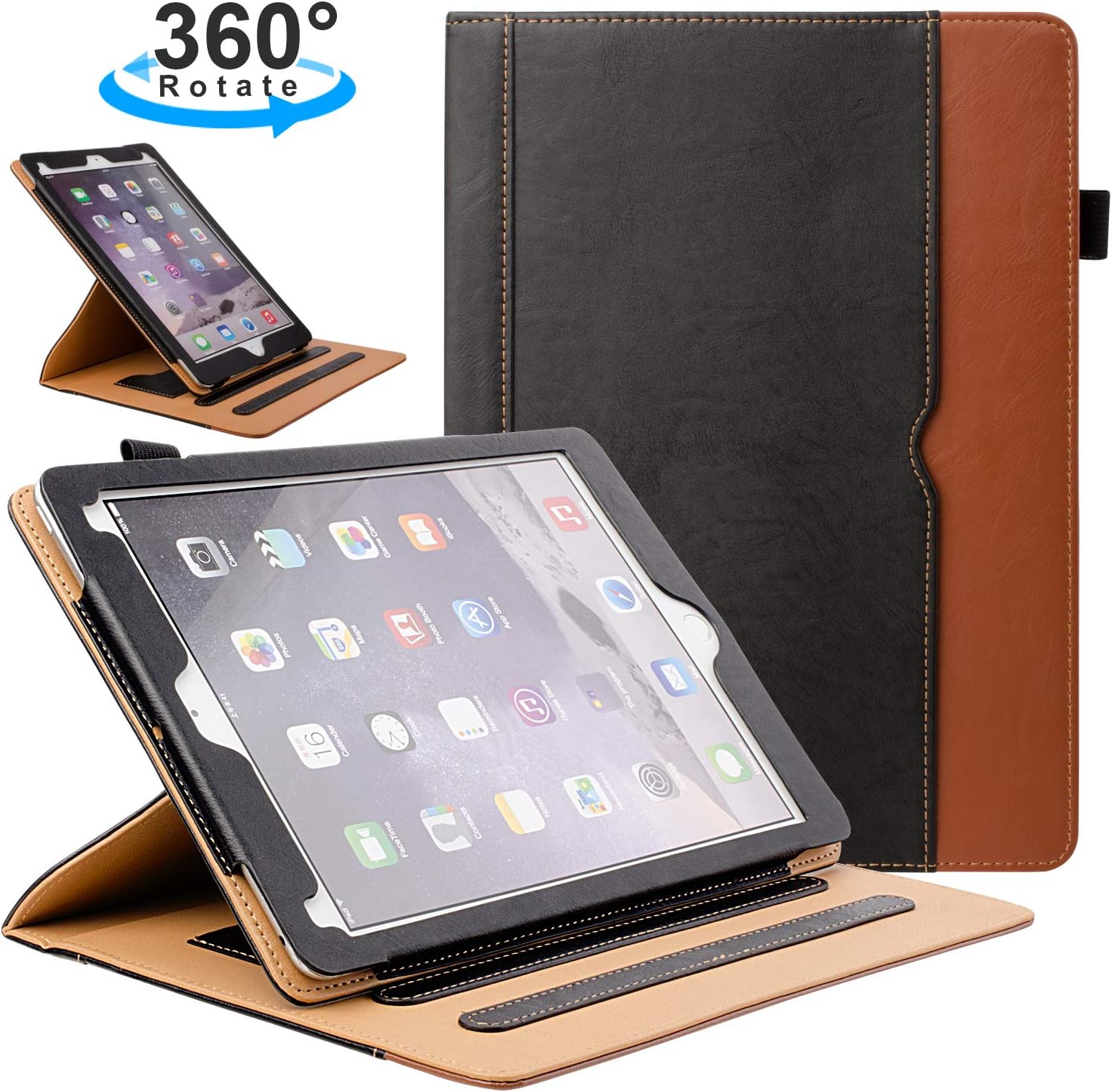 ZoneFoker New iPad 7th Generation Tablet Leather Case (10.2inch,2019