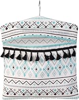 Beldray Aztec Peg Bag Washing Line Hanger Multicolour 33x30cm Holds 100 Pegs