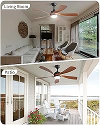 CACI Mall 52 inch Ceiling Fans with
