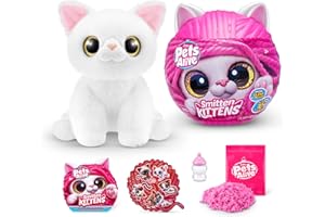 Pets Alive Smitten Kittens Surprise (British Shorthair Cat Sissy) by ZURU Nurture Play Soft Toy Unboxing Adopt Interactive 10