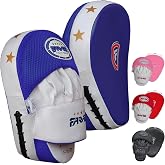 Boxing Pads Durable Curved Boxing Mitts &mdash; Lightweight Punching Mitts MMA, Muay Thai Training, Kickboxing Martial Arts &amp; Sparring Pads