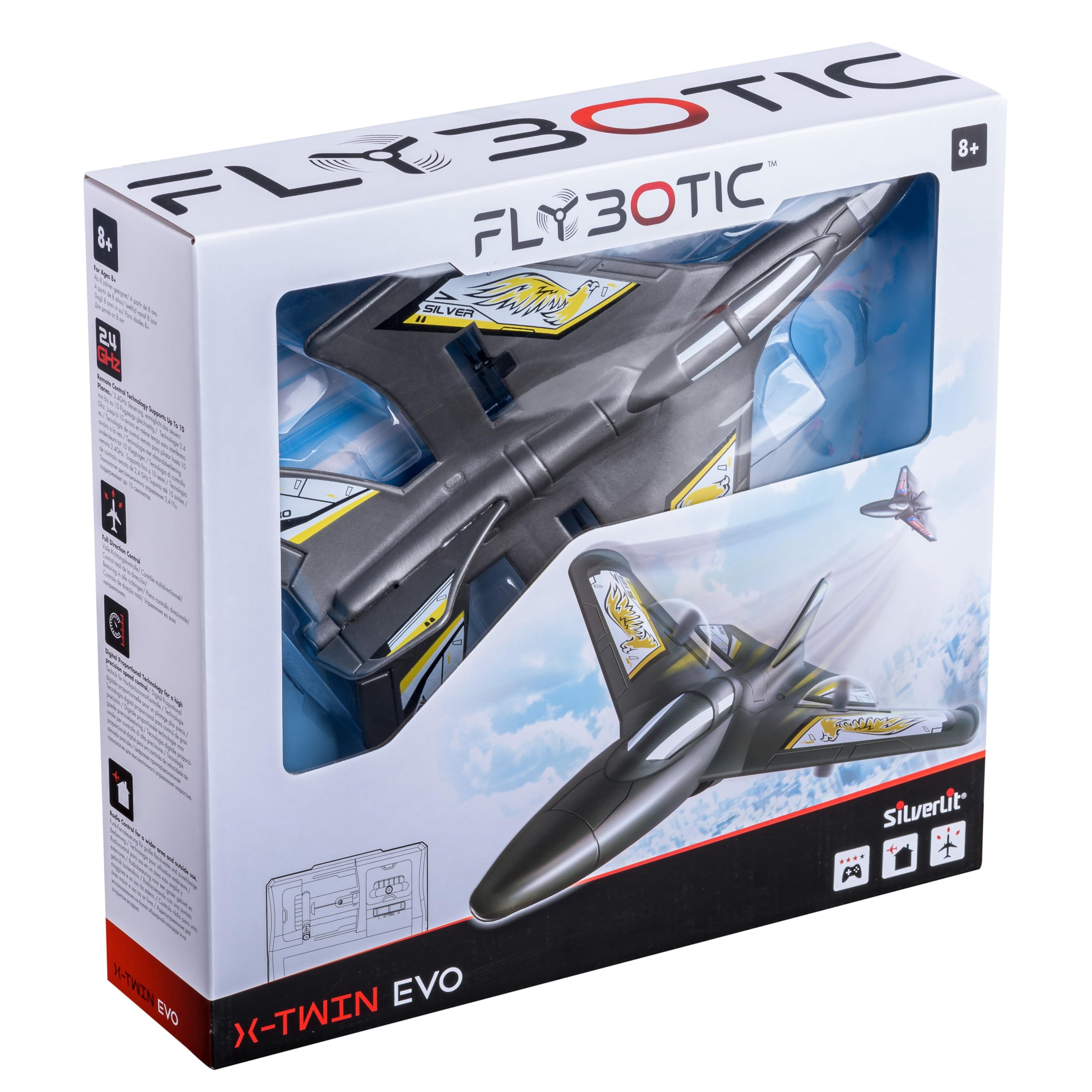 SilverLit Flybotix X-Twin Evo, Yellow and Black