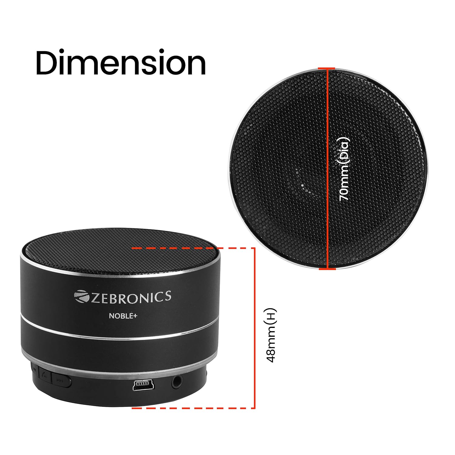 zebronics noble plus