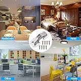 JIZZU 10Pcs Silent Close Hinges 90 Degree for Kitchen Wardrobe Cabinet Doors view 7
