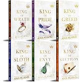 Kings of Sin Series Complete 6 Book Set by Ana Huang (King of Wrath, Pride, Greed, Sloth, Envy &amp; Gluttony)