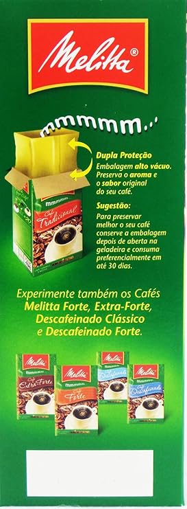 Cafe Melitta Extra Forte Como Fazer Melitta Traditional Roasted Coffee 17 6 Oz Pack Of 06 Melitta Cafe Torrado E Moido Tradicional 500g Amazon Com Grocery Gourmet Food