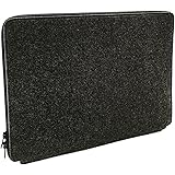 15 15.6 Inch 100% Eco Felt Laptop Sleeve/Notebook Computer Pocket Case For MacBook/Acer/Asus/Dell/Fujitsu/Lenovo/HP/Samsung/Sony/Toshiba (Dark Grey) by Hairy&Hairy