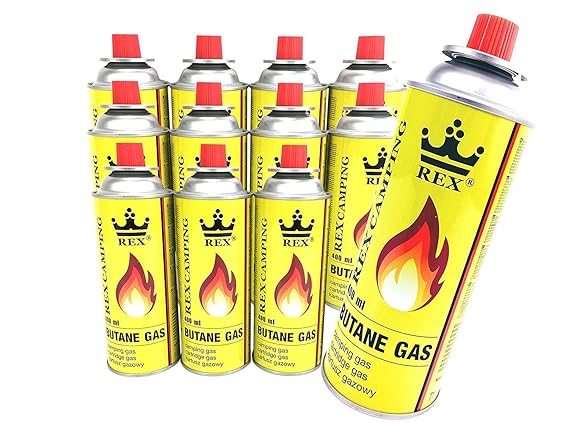 Lote de 12 pack Rex camping gas butano de gas à 227 g Volumen Pro ...