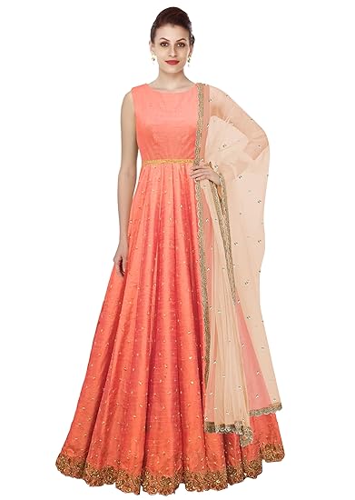 long frock with chunni